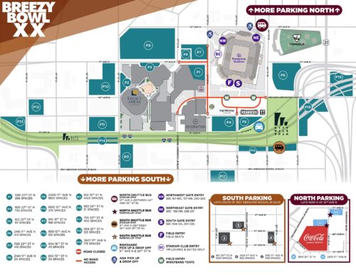 BREEZY BOWL PARKING MAP