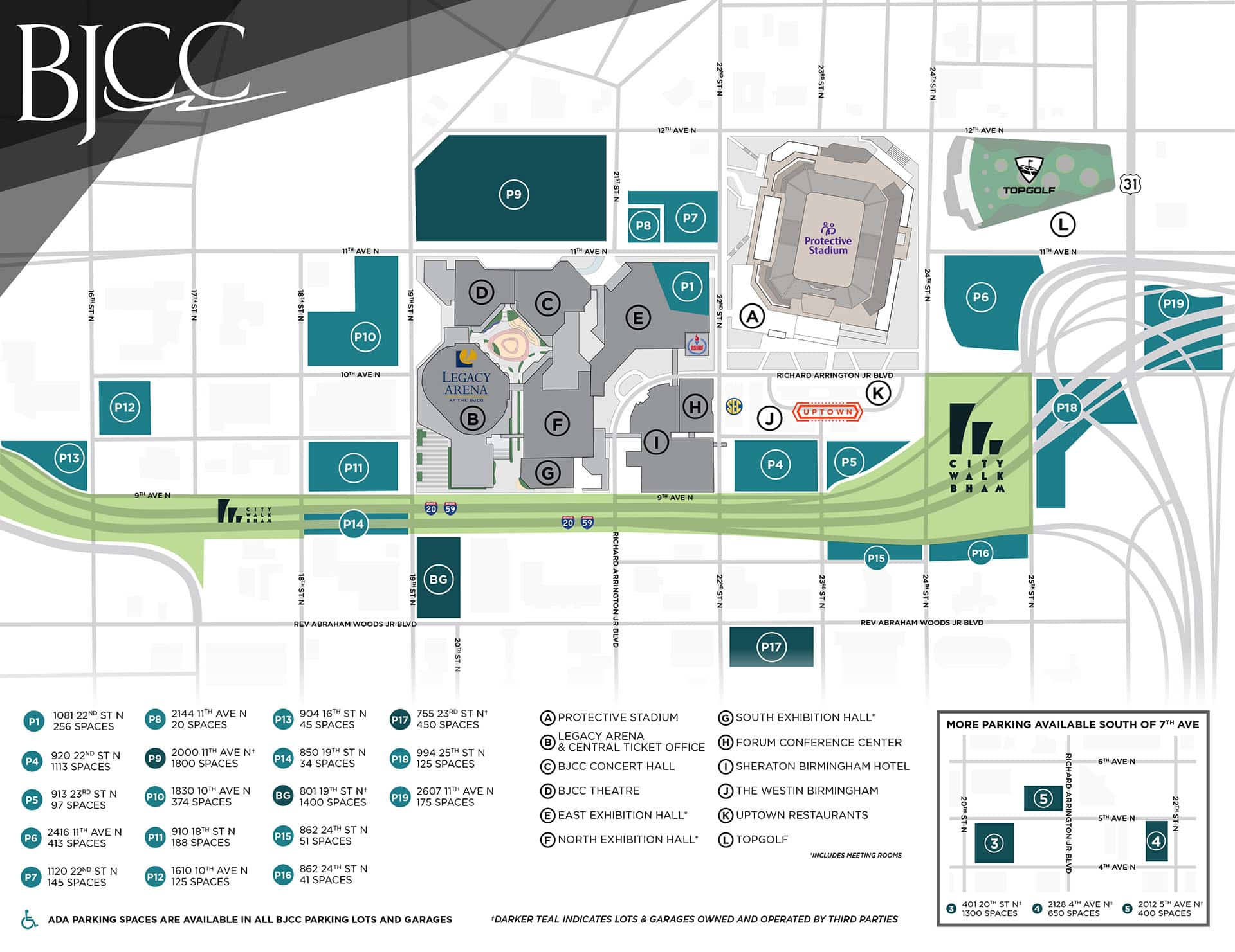 Directions and Parking - Protective Stadium